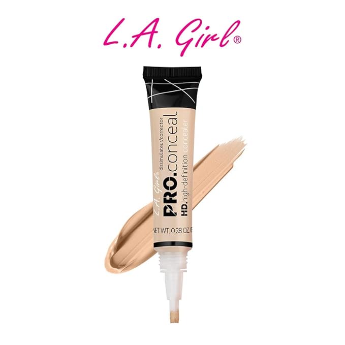 L.A. Girl Cosmetics HD Pro Concealer, Porcelain, , , (LAX-GC969) 0.28 oz
