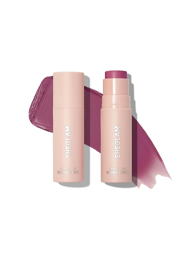 SHEGLAM Snatch N Cream Blush Stick Longlasting High Plum Wine