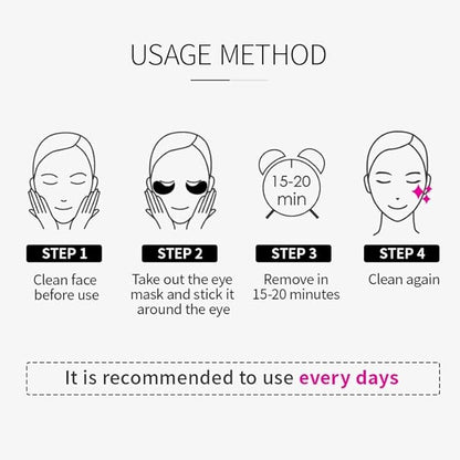 Peptides Hydrogel Eye Patches Eliminates Dark Circles Copper Blue 60 pcs