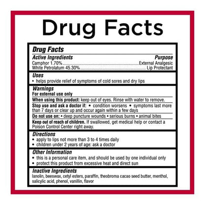 Carmex Classic Lip Balm Medicated 0.25 oz