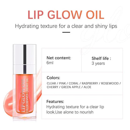 Plumping Lip Oil, Long Lasting Hydrating