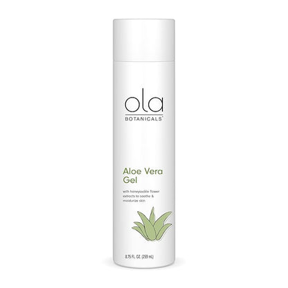 Dr. Mercola Ola Botanicals Aloe Vera Gel (8.75 Fl. Oz.), Made with Honeysuckle Flower Extract, Soothe & Moisturize Skin, Leaping Bunny Certified