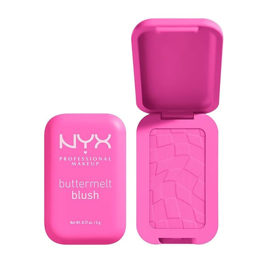 NYX PROFESSIONAL MAKEUP Buttermelt Powder Blush, Fade and Butta Half
