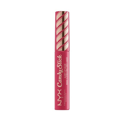 NYX PROFESSIONAL MAKEUP Candy Slick Glowy Lip Color Gloss - Watermelon Taffy (Coral Pink)