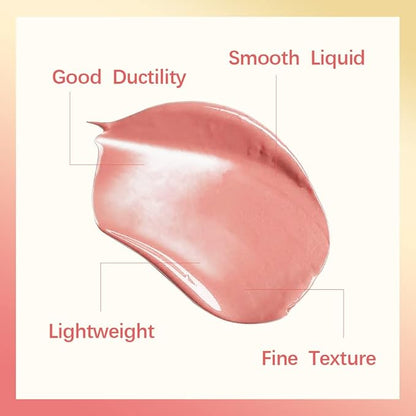 MEICOLY Matte Dewy Liquid Blush,Super Natural Cream Blush