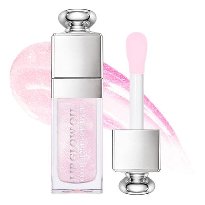 Moisturizing Lip Oil,No-Sticky Gloss Balm Care,Fruit