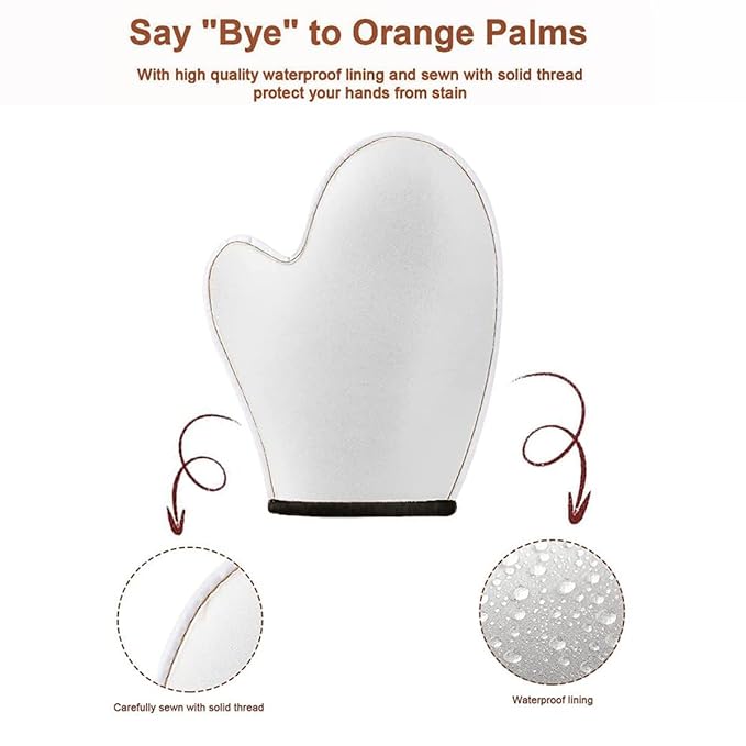 Bronzing Mitt | Streak-Free Applicator for At Home Self Tanning | Sunless Leopard Glove | 1 pack