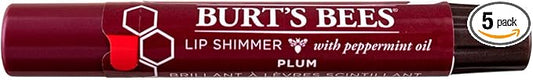 Burt's Bees Lip Shimmer, Plum, 0.09