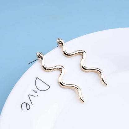 Vintage Snake Dangle Earrings Punk Snake Drop Earrings