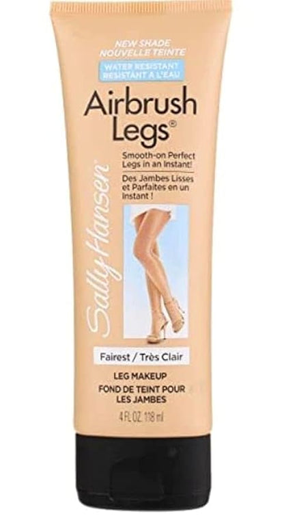 Sally Hansen Airbrush Legs, Leg Makeup Lotion, Fairest 4 Oz, Pack of 2 (Packaging may vary)
