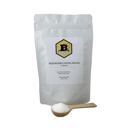 Pure Jojoba Beads 4 ounces (0.25