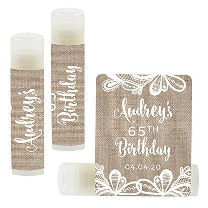Andaz Press Personalized Milestone Birthday Party Lace,