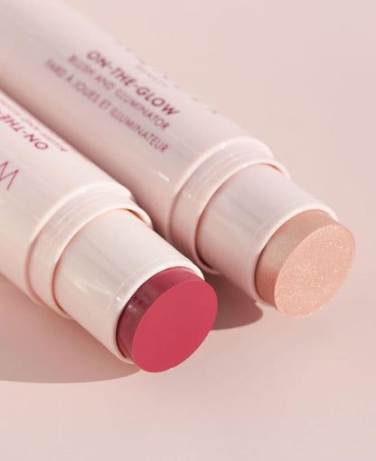 Wander Beauty On-the-Glow Blush and Illuminator - Strawberry - 0. 4 oz