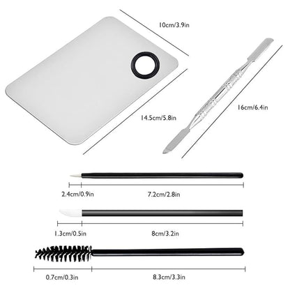 2 Styles Professional Makeup Palette with Spatula