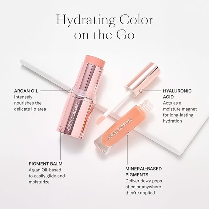Josie Maran Color Stick & Lip Gloss Makeup
