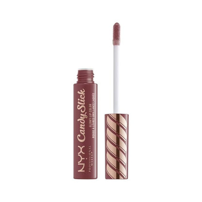 NYX PROFESSIONAL MAKEUP Candy Slick Glowy Lip Color Gloss - S'more Please (Neutral Mauve)
