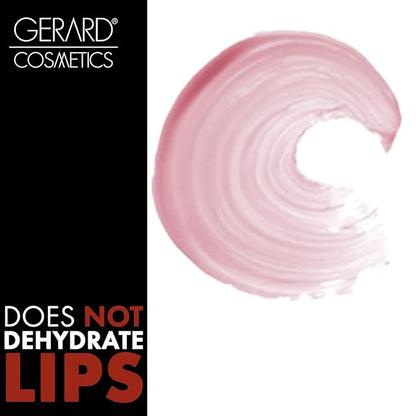 Gerard Cosmetics Color Your Smile Lip Gloss Spring Fling | Super Pigmented Pale Pink Lip Gloss with LED Light and Mirror | Shiny Finish | Hydrating Liquid Lip Color | Cruelty Free and Made in USA