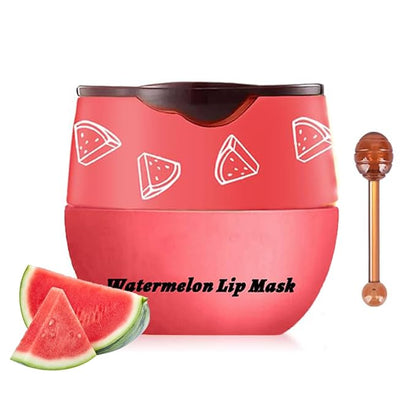 Bee Lip Balm Honey Pot,1Pcs Watermelon (Watermelon)