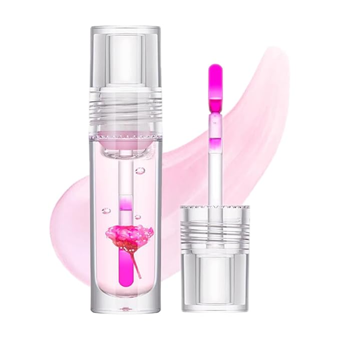 Mysense Color Changing Lip Oil, Magic Lip Gloss Changing