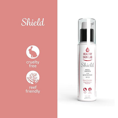 Shield, Anti-Aging Mineral Sunscreen & Moisturizer,