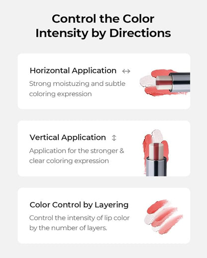 GRAFEN Triple Color Lip Balm Coral Magnetic