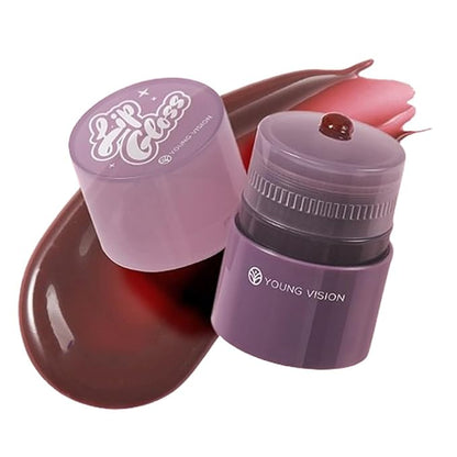 Tinted Lip Balm, Twist Dispenser Hydrating Lip Gloss, Lightweight, Shiny Melting Lip Gloss, Comfortable, Non-Sticky, Lip Mask Friendly(06#)