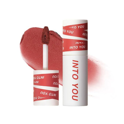 INTO YOU Matte Lipstick for Women, Matte Red Lipstick Long Lasting, Multi-Purpose for Lips and Cheek, Non-Stick Cup Not Fade Lip Stain Makeup Cosmetics Official Directly (EM20)