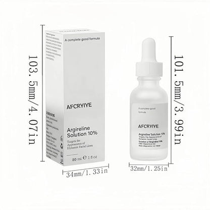 Argireline Solution 10%, Advanced Anti-aging Facial Serum, Facial Moisturizer for Women, Firming Skin and Reducing Wrinkles and Fine Lines, Argireline Facial Serum, 30ml