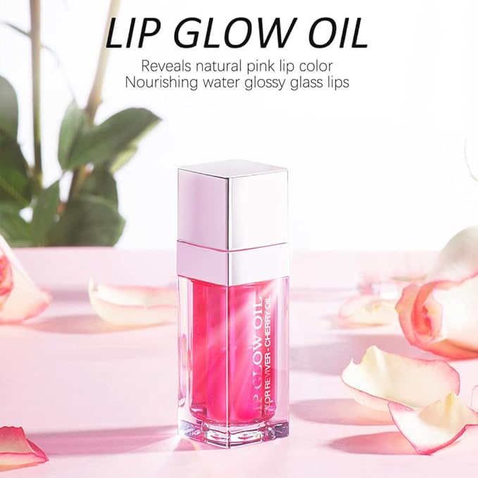 3Pcs Plumping Lip Oil, Hydrating Lip Gloss Tinted Plumping