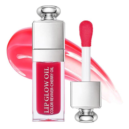 Moisturizing Lip Oil,No-Sticky Gloss Balm Care,Fruit