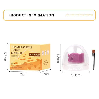 AKARY Triangle Cheese Tinted Lip Balm,