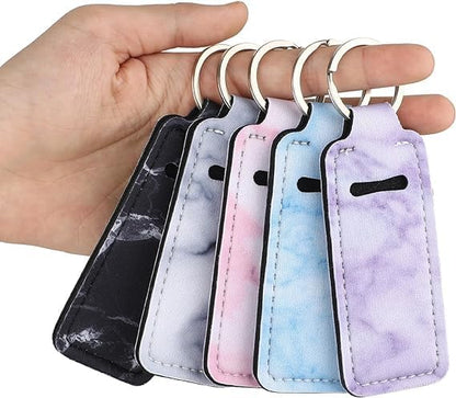 Chapstick Holder Keychain, Cute Lip Balm Keychain Holder Gloss