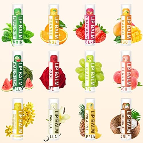 DMSKY 120 Pack Lip Balm, Natural