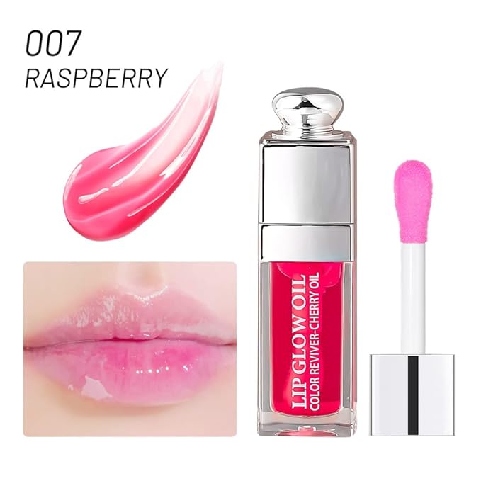 Moisturizing Lip Oil,No-Sticky Gloss Balm Care,Fruit