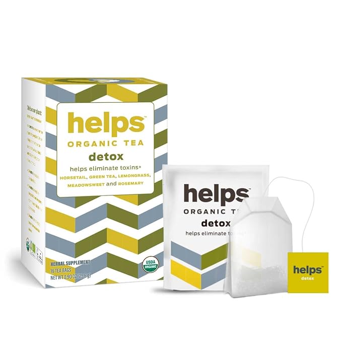Helps TEAS | Mix of Helps Detox Tea, Helps Happy Belly Tea and Helps Go Regular Tea | Facilitating Naturally Our Detox and Depurative Process | 16 Tea Bags Each |
