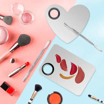 Makeup Palette Lipstick Applicator with Spatula Lip Gloss