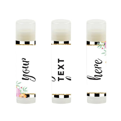 Andaz Press Personalized Lip Balm Party Black
