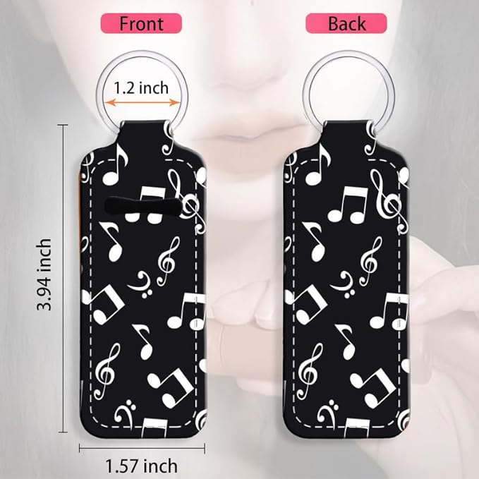 Chapstick Holder Keychain Holder Neoprene Lip Balm Lipstick