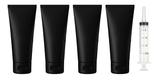 (4pcs per pack) 200ml BLACK Empty
