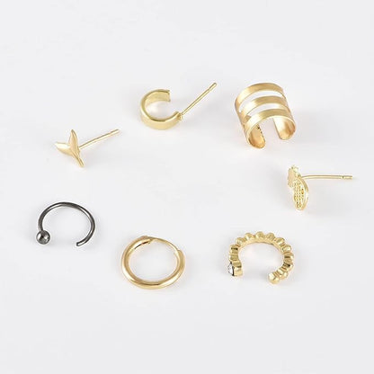 Bohemia Pineapple Mermaid Tail Studs Earrings