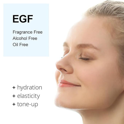 EGF Serum Epidermal Growth Factor 1.7 Fl. Oz. / 50ml / face serum cosmetic ingredients for skin serum korean egf growth factor egf ample after microneedling
