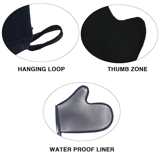 4Pack Self Tanning Mitt Set, 1 Self Tanning Mitt, 1 Self Tanner Lotion Back Applicator, 1 Self Face Tanning Brush, 1 Exfoliating Glove, Self Tan Kit (4pack tanning applicator)