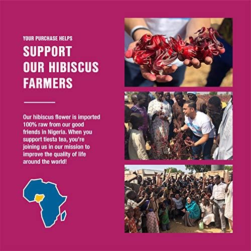 Tiesta Tea - 3lb Hibiscus Flowers | Cut & Sifted Loose Tea | 3lb |1360g, Bulk Resealable Bag | Raw Hibiscus Flower, Agua Fresca, Flor de Jamaica, Baked Goods, Dressings, Jams, Soaps & More | 3-Pack