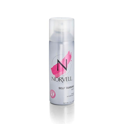 Norvell Professional Sunless Self Tanning Mist - Airbrush Spray Solution with Bronzer for Instant Sun Kissed Glow, 7 fl.oz.
