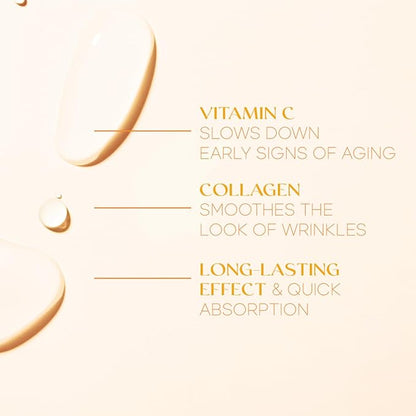 Vitamin C Serum with Collagen - Anti-Aging & Dark Spot Remover - Dermatologist Tested Korean Skincare for Brightening & Acne - Clean Beauty, Cruelty-Free, All Skin Types - 1.69oz (2-Pack)