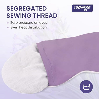 NEWGO Bundle of Cooling Eye Mask and Microwave Heated Eye Mask