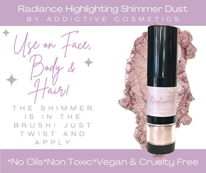 Face, Body and Hair Highlighters (1, RADIANCE, Pump Pump Brush)