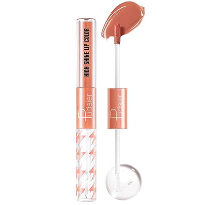 MIELIKKI Liquid Lipstick with Clear Lip Gloss, Dual Gloss,