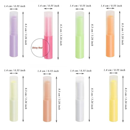 0.14oz Empty Flavored Lip Balm Container (Multicolor)