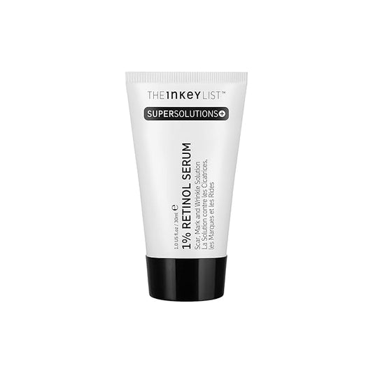 The INKEY List SuperSolutions 1% Retinol Serum for Face and Neck, Helps with Scar, Wrinkle and Skin Tone Appearance for Healthy-Looking Skin, 1.01 fl oz
